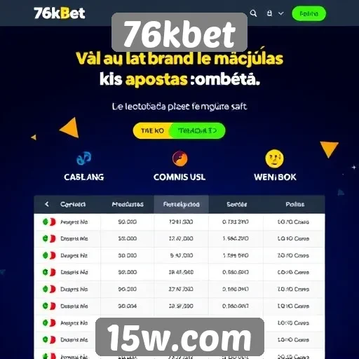 Promoções e bônus oferecidos pelo site 76kbet
